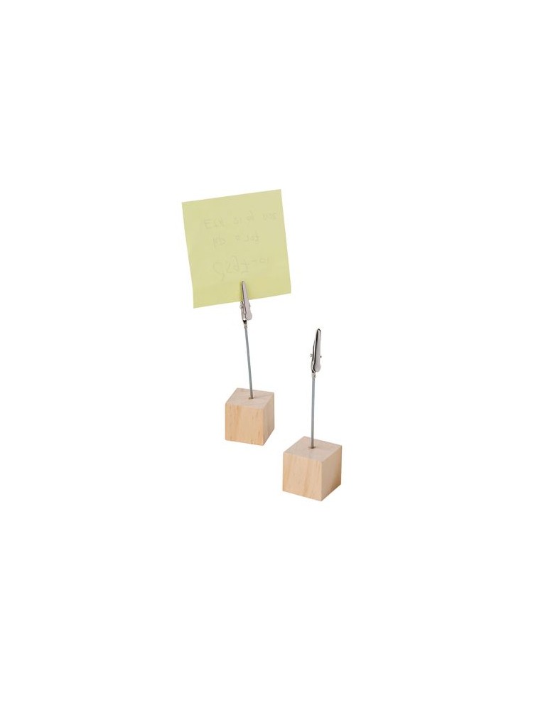 Porte-clips en bois Personnalisé Malia - Objet publicitaire unique