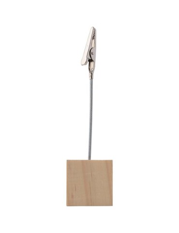 Porte-clips en bois Personnalisé Malia - Objet publicitaire unique 2