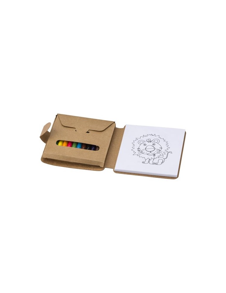 Set à dessin personnalisé Marlon - Crayons colorés pour enfants pas cher