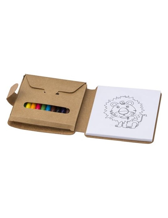 Set à dessin personnalisé Marlon - Crayons colorés pour enfants pas cher