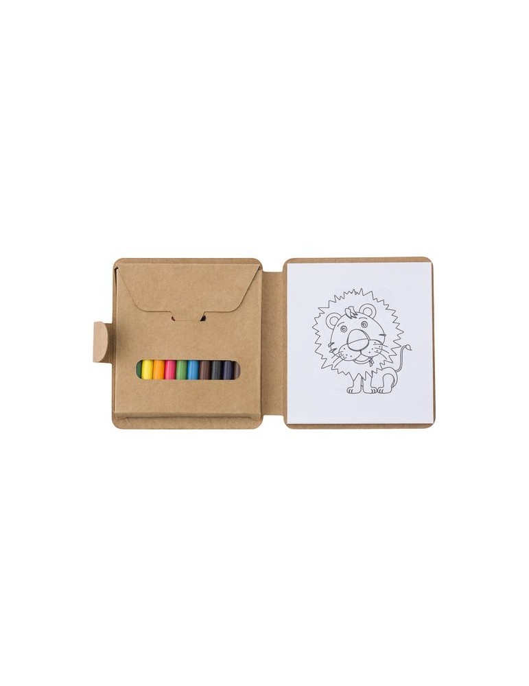 Set à dessin personnalisé Marlon - Crayons colorés pour enfants pas cher