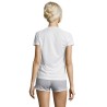 T-shirt Femme Personnalisé Sportif 140g - Sporty Women Matières : PET Taille textile : M Couleurs : blanc cadeau collaborateur p