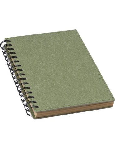 Carnet à spirale en matériau recyclé Personnalisé - Caleb 2