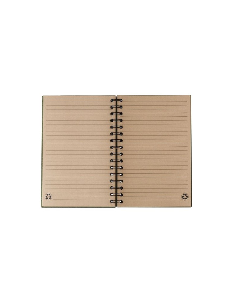 Carnet à spirale en matériau recyclé Personnalisé - Caleb