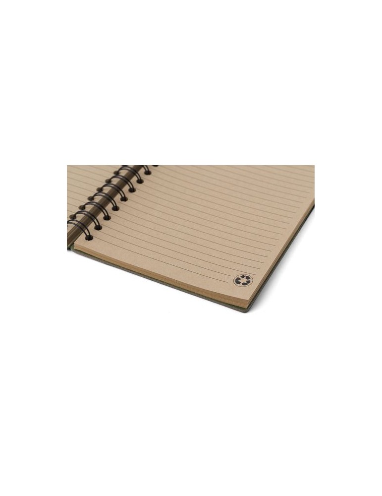 Carnet à spirale en matériau recyclé Personnalisé - Caleb