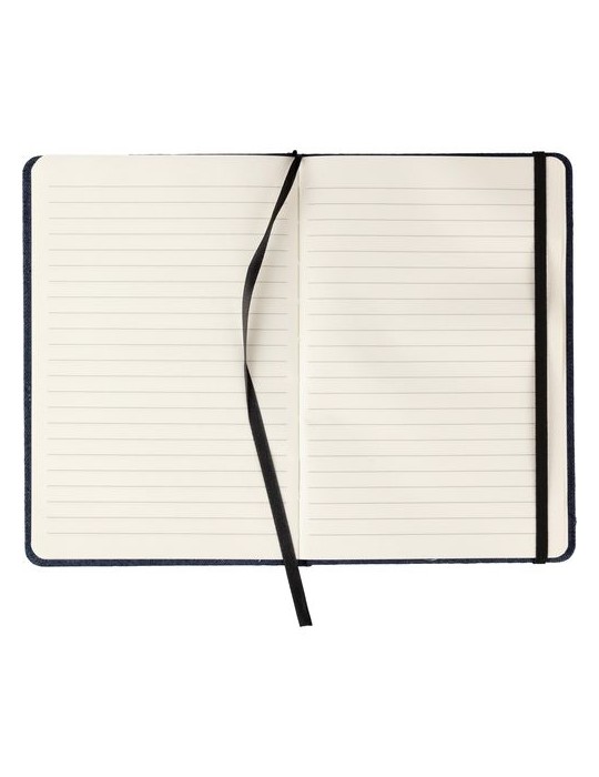 Carnet A5 en denim personnalisé Alfred - Idéal pour vos notes pas cher