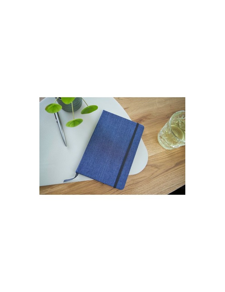 Carnet A5 en denim personnalisé Alfred - Idéal pour vos notes pas cher