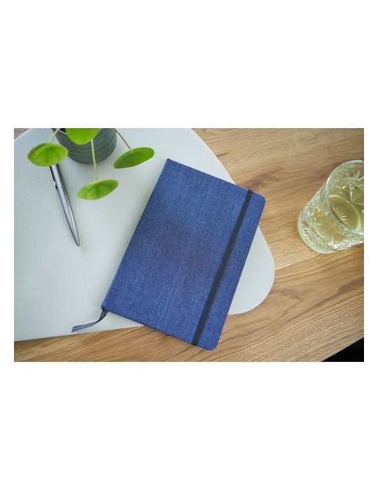 Carnet A5 en denim personnalisé Alfred - Idéal pour vos notes pas cher