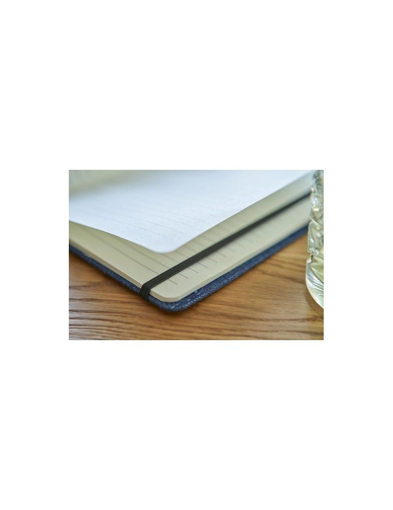 Carnet A5 en denim personnalisé Alfred - Idéal pour vos notes pas cher