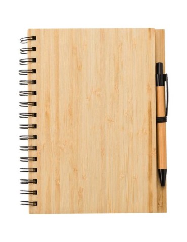 Carnet en bambou personnalisé pour entreprise -