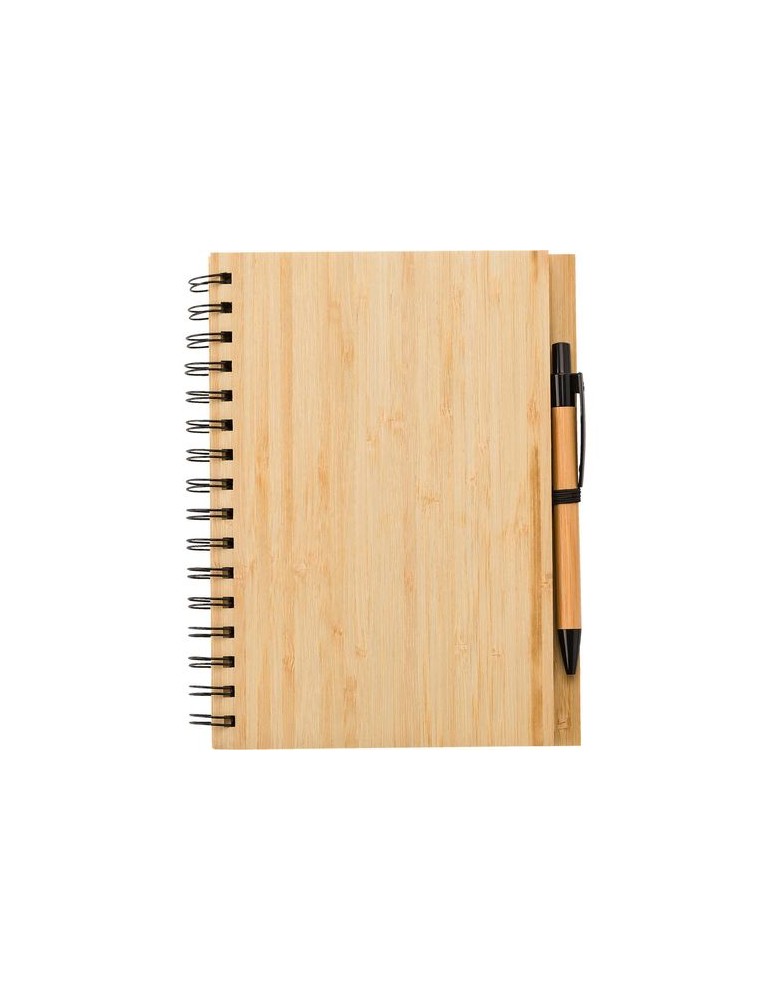 Carnet en bambou personnalisé pour entreprise -