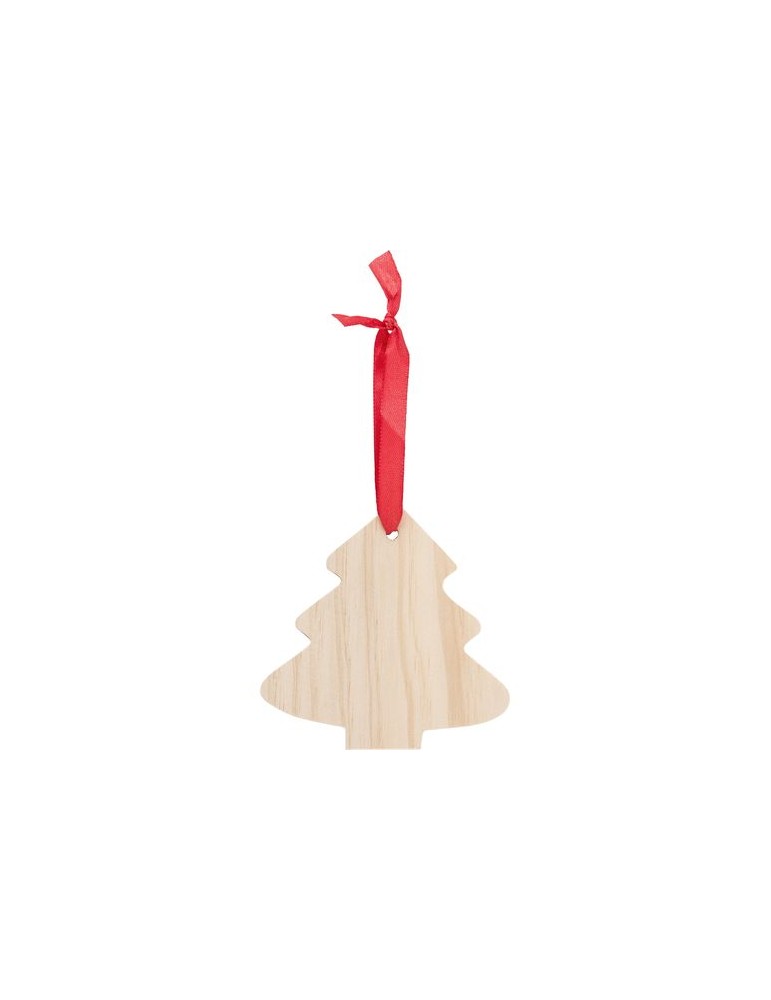 Décoration de Noël en bois personnalisée Imani - Cadeaux d'entreprise