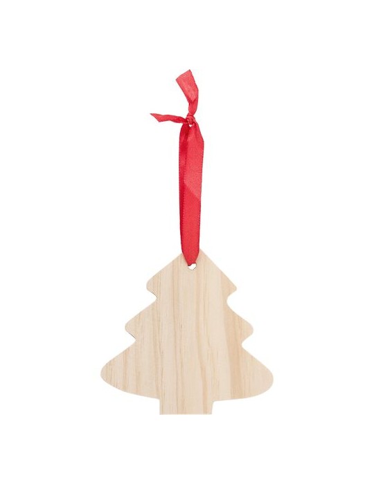 Décoration de Noël en bois personnalisée Imani - Cadeaux d'entreprise