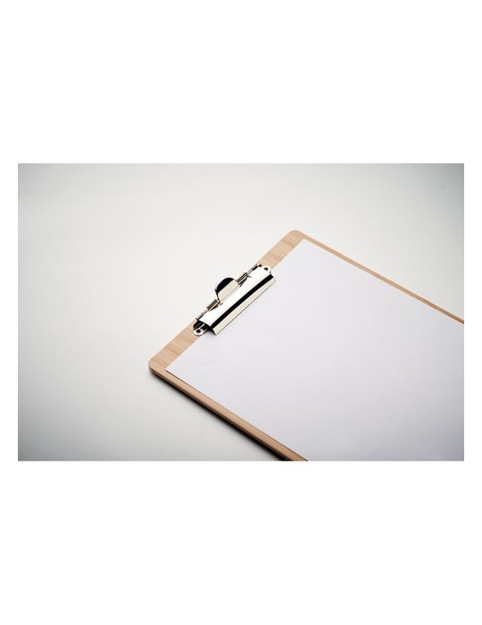 Porte-bloc en bambou A4 - Objet publicitaire personnalisé