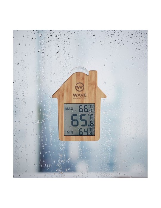 Station Météo en Bambou HISA - Objets Publicitaires