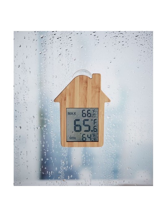 Station Météo en Bambou HISA - Objets Publicitaires