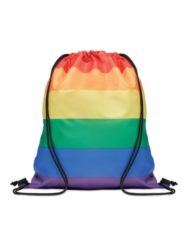 Sac à Cordon Arc-en-Ciel RPET BOW - Personnalisé Cadeau
