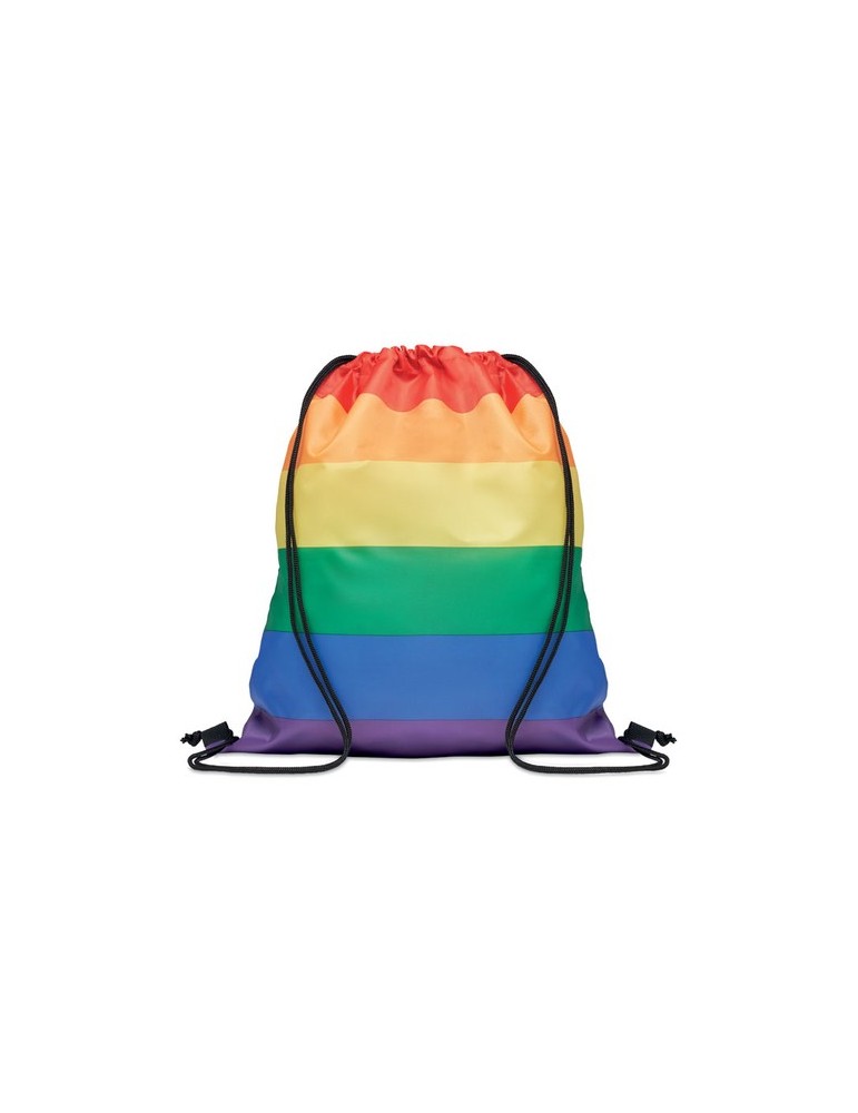 Sac à Cordon Arc-en-Ciel RPET BOW - Personnalisé Cadeau