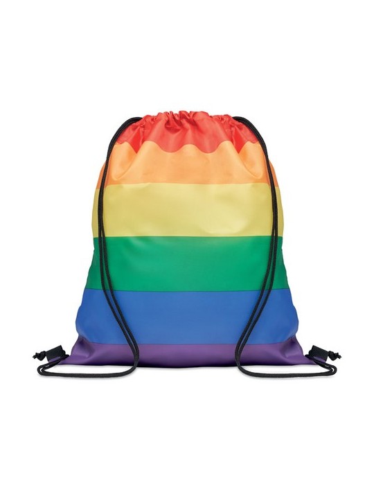 Sac à Cordon Arc-en-Ciel RPET BOW - Personnalisé Cadeau