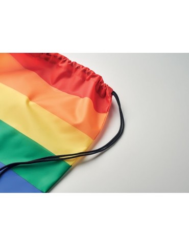 Sac à Cordon Arc-en-Ciel RPET BOW - Personnalisé Cadeau 2