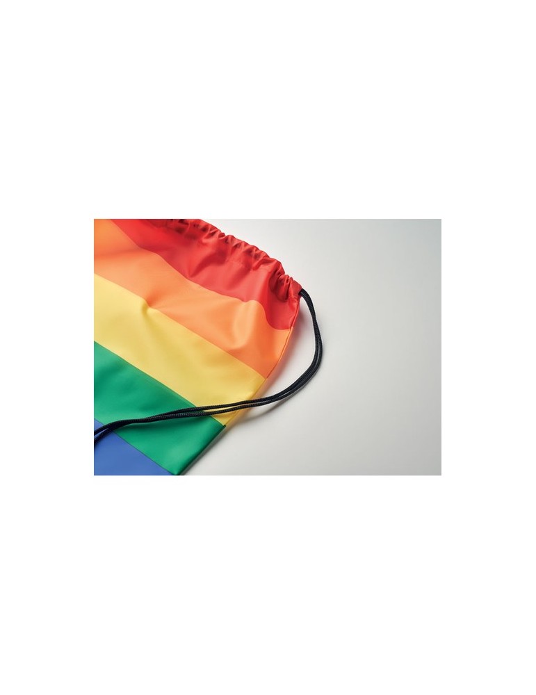 Sac à Cordon Arc-en-Ciel RPET BOW - Personnalisé Cadeau