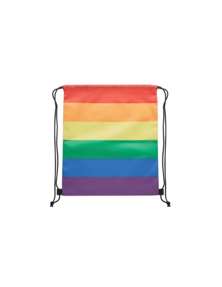 Sac à Cordon Arc-en-Ciel RPET BOW - Personnalisé Cadeau