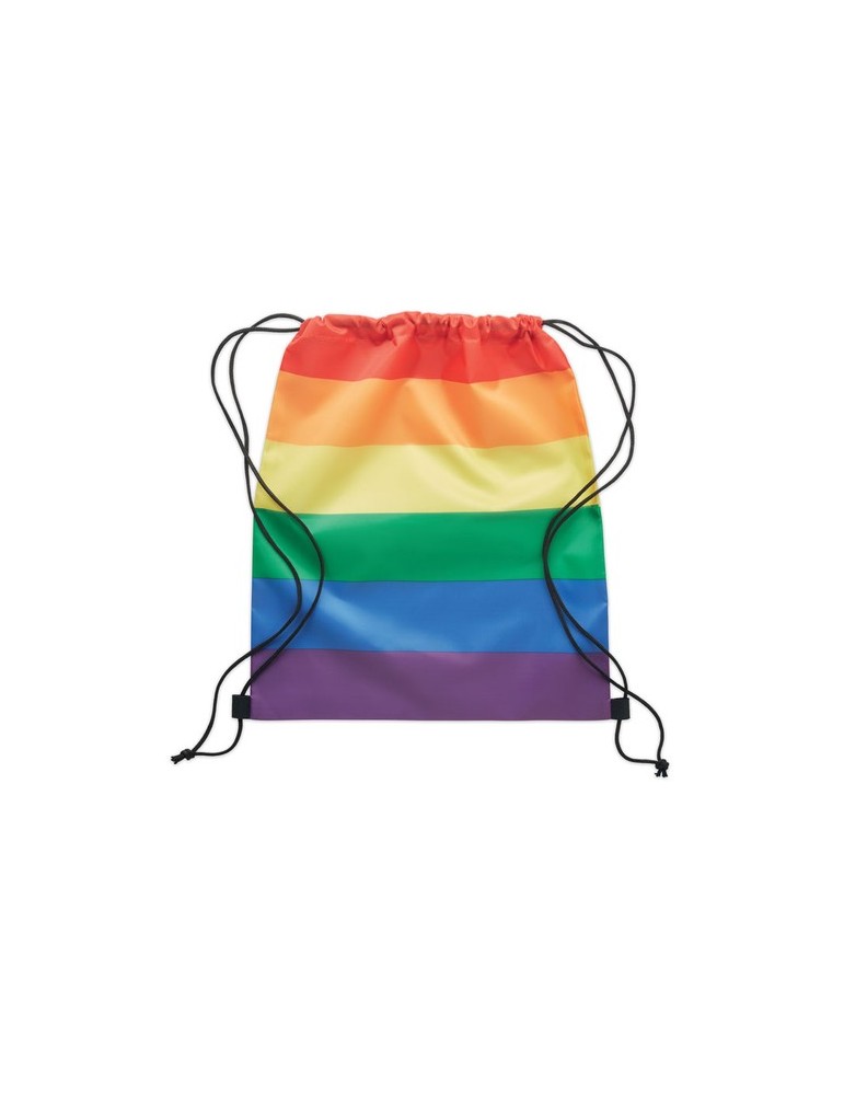 Sac à Cordon Arc-en-Ciel RPET BOW - Personnalisé Cadeau