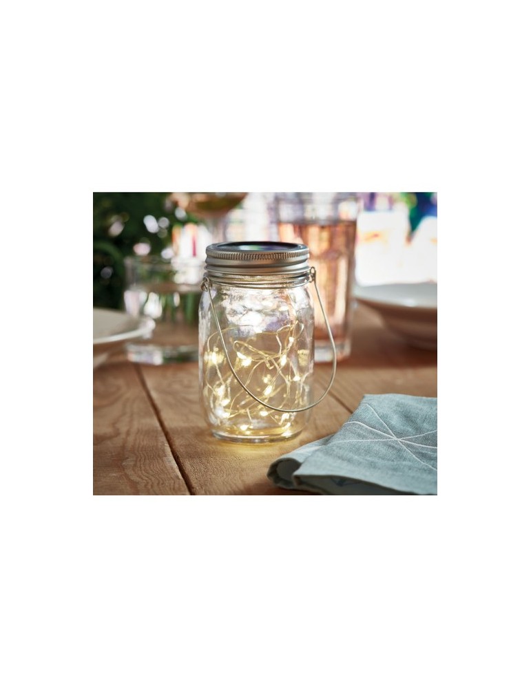 Lampe Solaire d'Extérieur POT LAMP - Personnalisée pas cher