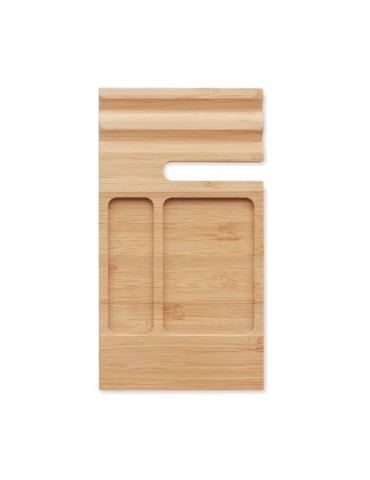 Organiseur en Bambou TREVIS - Bureau Personnalisé 2