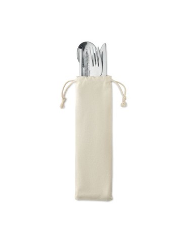 Couverts Réutilisables CUSTA SET - Objets de Table Personnalisés pas cher 2