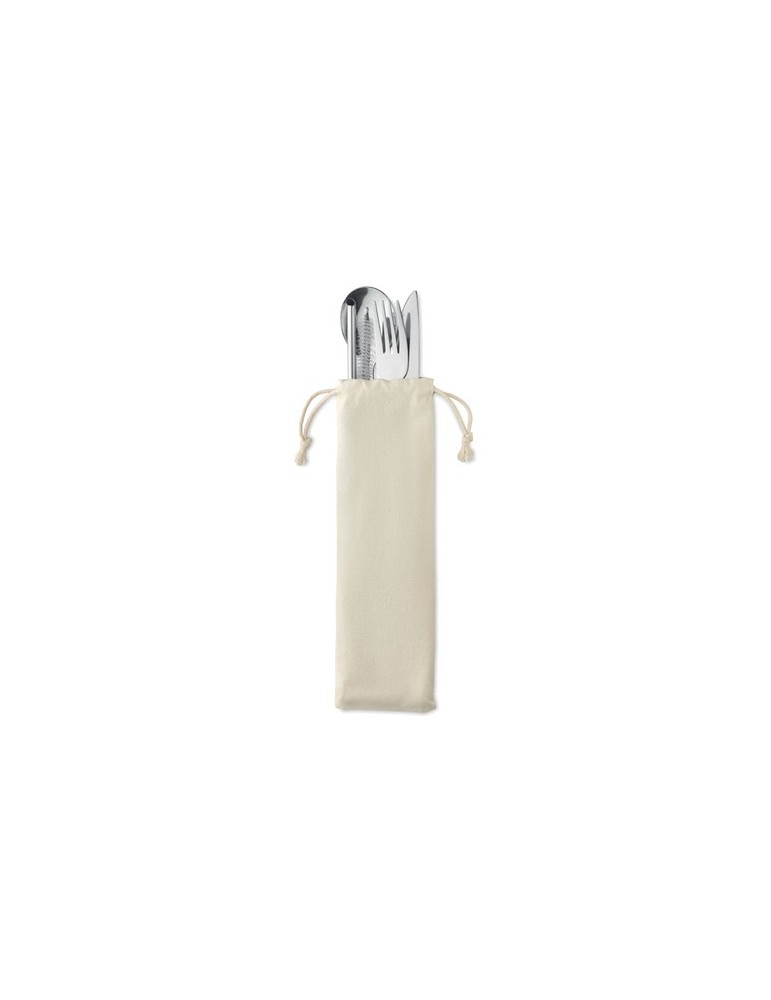 Couverts Réutilisables CUSTA SET - Objets de Table Personnalisés pas cher