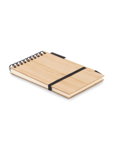 Bloc-Notes A6 en Bambou - Personnalisé et Pratique pas cher