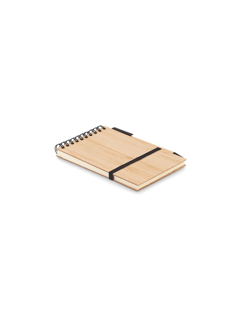 Bloc-Notes A6 en Bambou - Personnalisé et Pratique pas cher