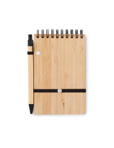 Bloc-Notes A6 en Bambou - Personnalisé et Pratique pas cher 2