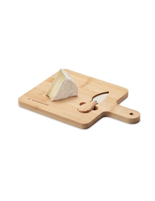 Plateau à Fromage en Bambou - Personnalisé DARFIELD pas cher