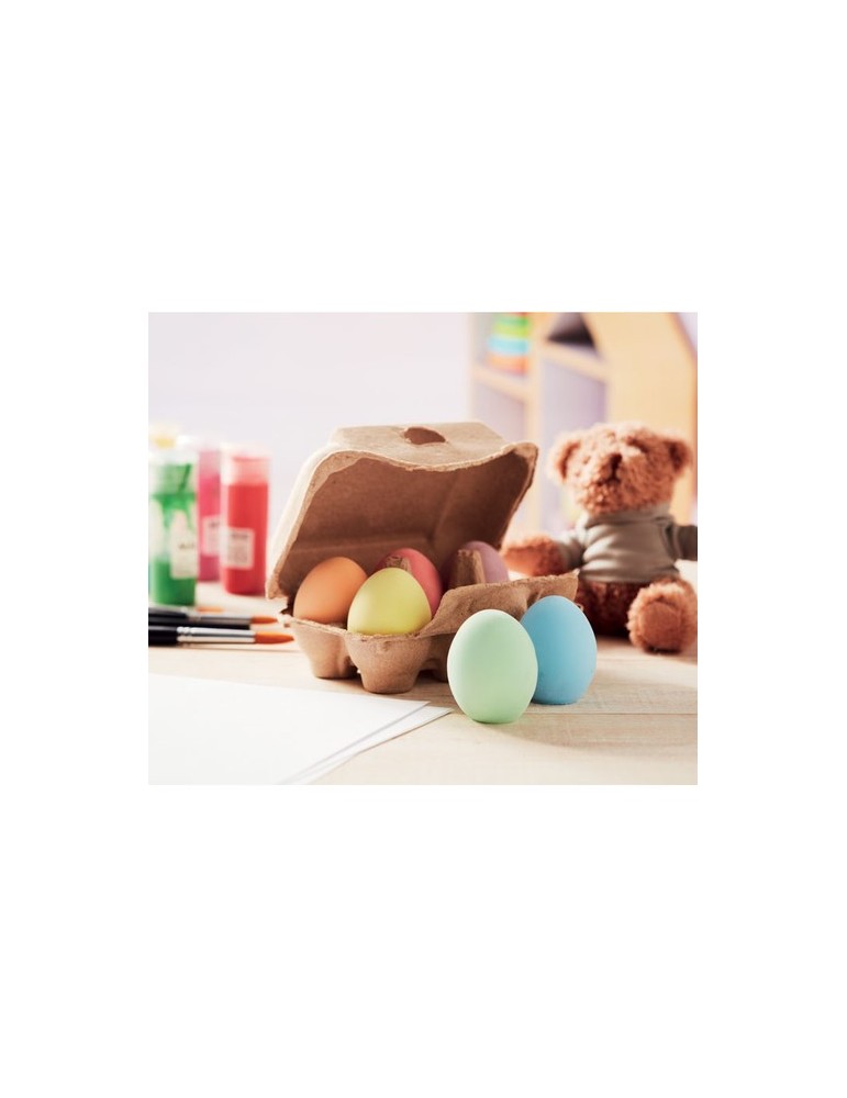 Cadeau Publicitaire Unique Craies en Boîte à Œufs - Personnalisé