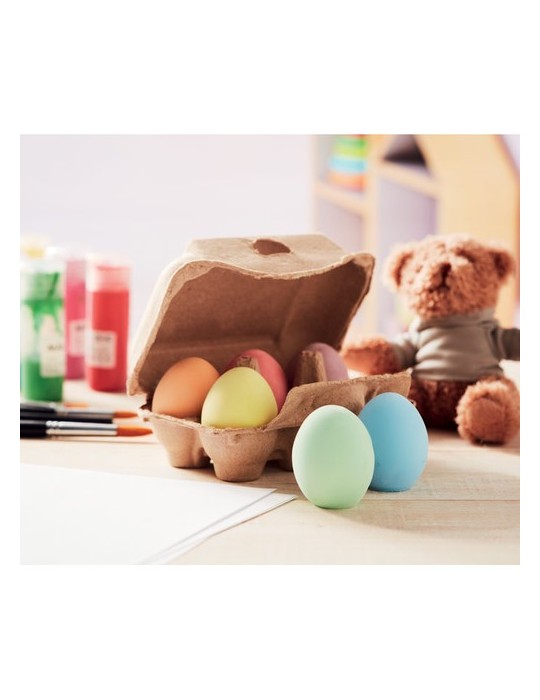 Cadeau Publicitaire Unique Craies en Boîte à Œufs - Personnalisé
