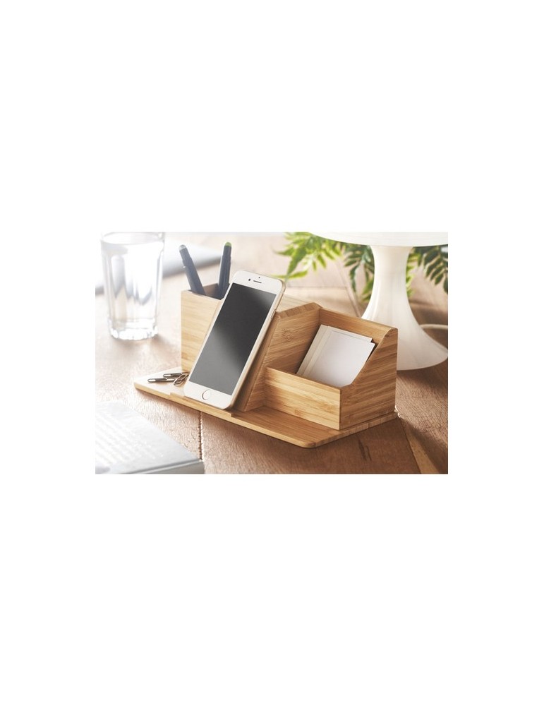 Organisateur de Bureau Chargeur sans fil GROOVY - Personnalisé pas cher
