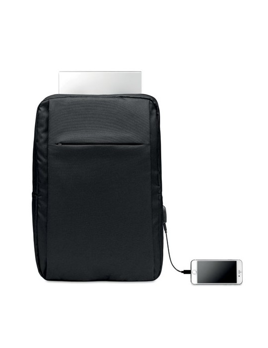 Sac à dos ordinateur  en RPET - SEOUL personnalisé pas cher