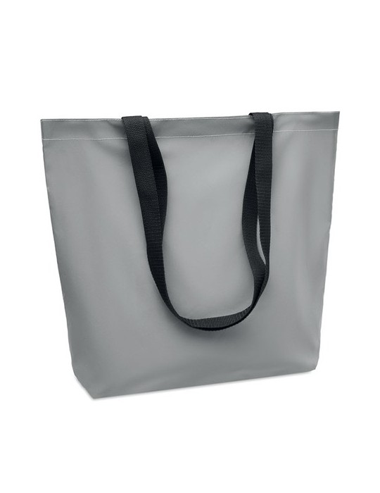 Sac shopping réfléchissant personnalisé - VISI TOTE pas cher