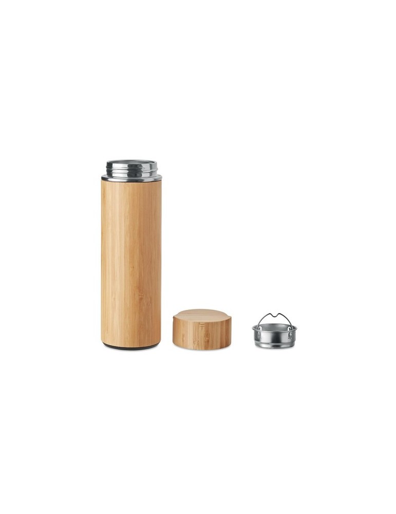 Bouteille isotherme personnalisée TAMPERE - 400 ml en acier inox pas cher