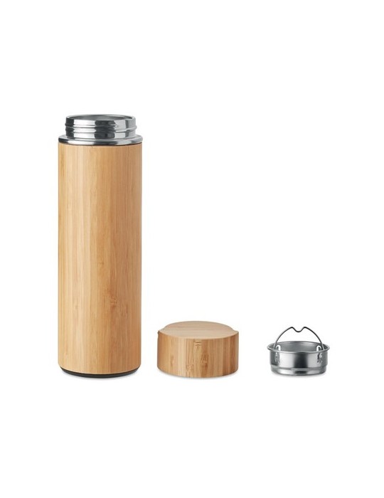 Bouteille isotherme personnalisée TAMPERE - 400 ml en acier inox pas cher