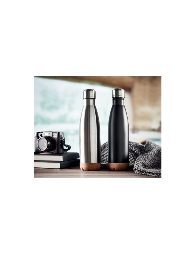 Bouteille isotherme personnalisée de 500 ml en acier inoxydable - Objets Publicitaires pas cher