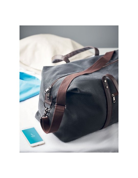 Sac week-end en toile personnalisé - ZURICH pas cher