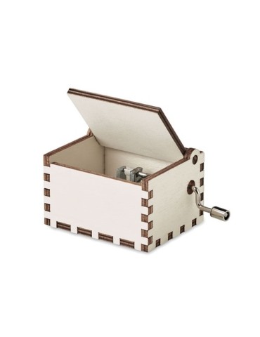 Boîte à musique en bois personnalisée - BOXMAS pas cher
