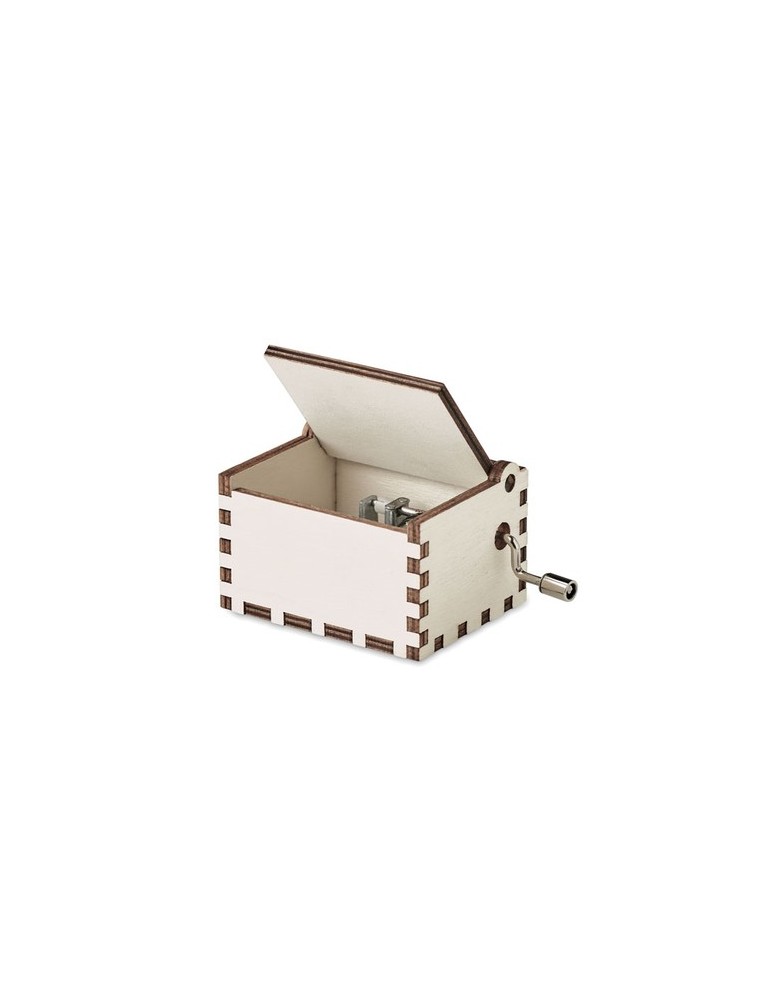 Boîte à musique en bois personnalisée - BOXMAS pas cher