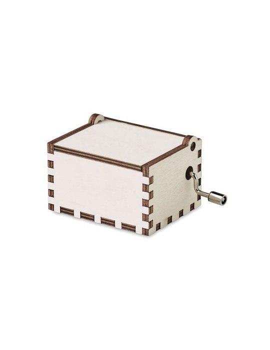 Boîte à musique en bois personnalisée - BOXMAS pas cher