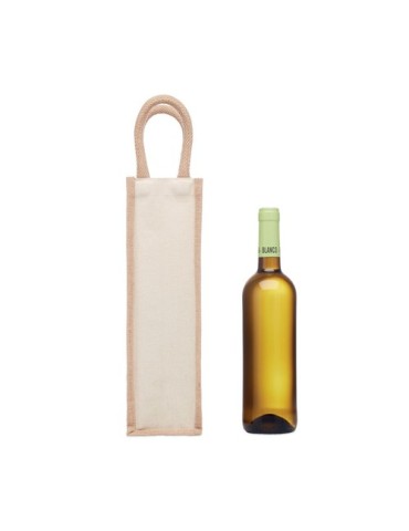 Sac en jute personnalisable pour bouteille - Objets Publicitaires 2