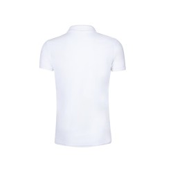 Polo Blanc Personnalisé Adulte MPS180 "Keya" Matières : coton Taille textile : XL Couleurs : blanc objet promotionnel éco-respon