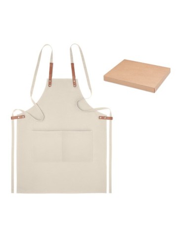 Tablier de cuisine en coton organique personnalisé - NAGPUR pas cher